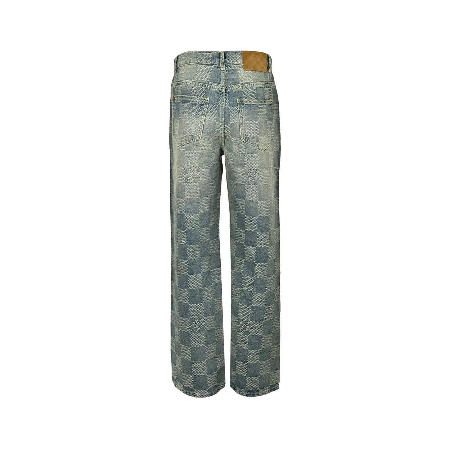 Louis Vuitton/Louis Vuitton checkerboard jeans